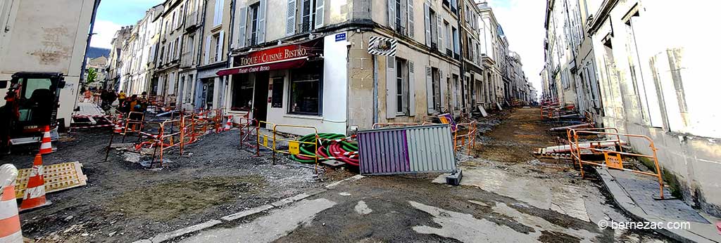 Poitiers, rénovation de la rue de la Cathédrale