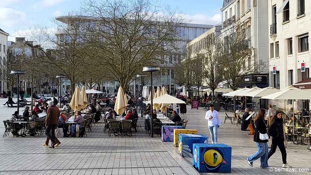 Poitiers, janvier place Leclerc