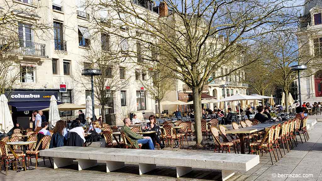 Poitiers, janvier place Leclerc