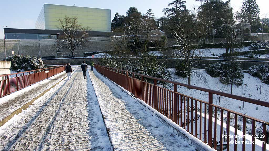 poitiers, neige janvier 2009