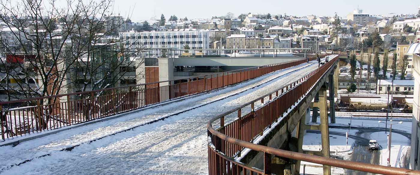 poitiers, neige janvier 2009