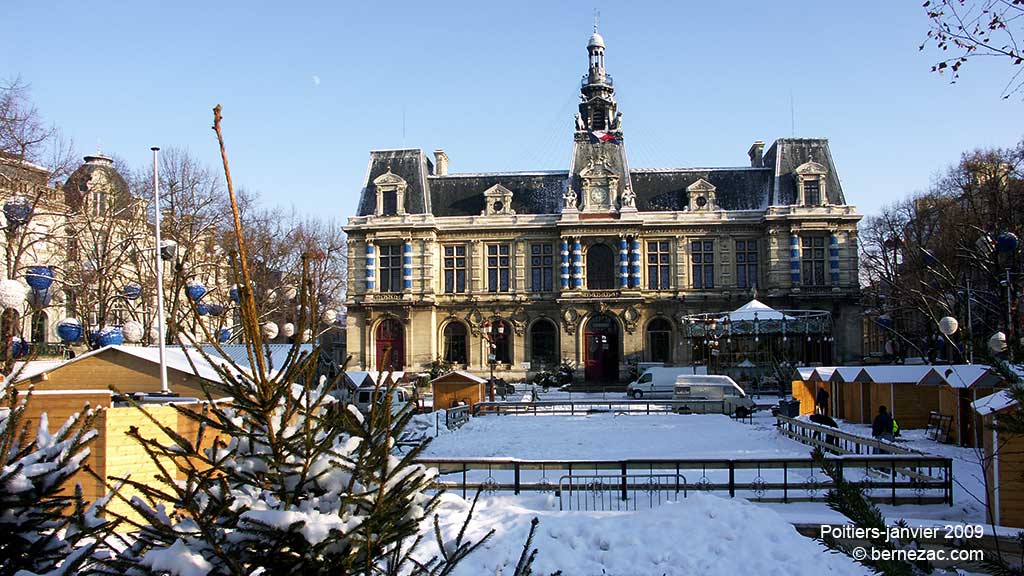 poitiers, neige janvier 2009