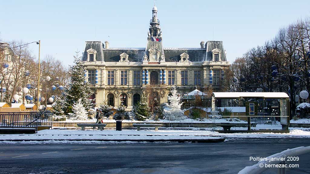 poitiers, neige janvier 2009