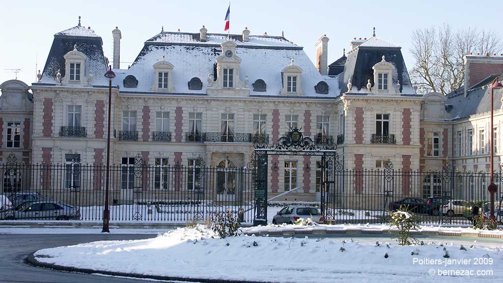 poitiers, neige janvier 2009