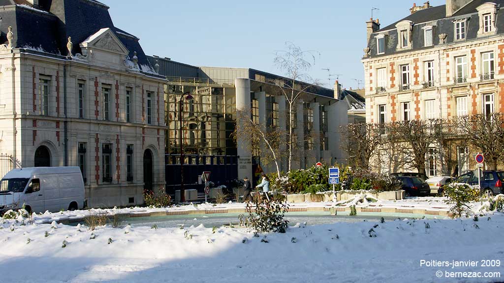 poitiers, neige janvier 2009