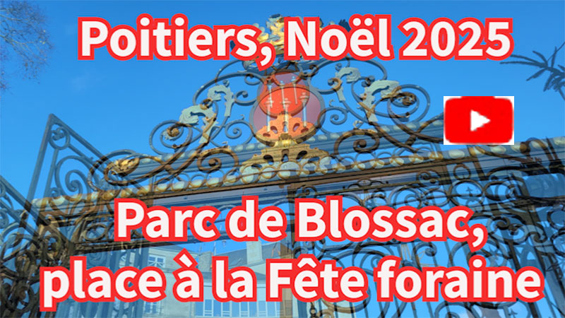 Noël 2025 à Poitiers, Parc de Blossac,la Fête foraine