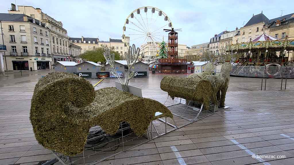 Poitiers noël 2023, dimanche matin 10 décembre