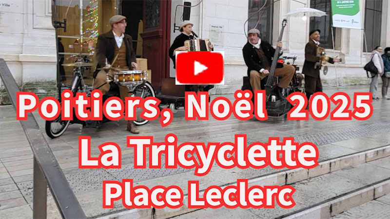 Tricyclette Poitiers Noël 2025
