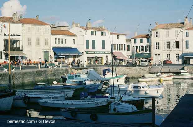 La Flotte en Ré, les quais en 1978