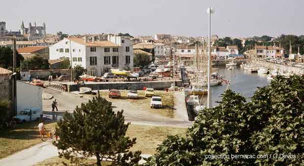 Saint-Martin-de-Ré, le port en 1978
