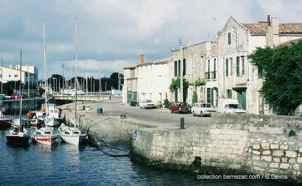 Saint-Martin-de-Ré, le port en 1978