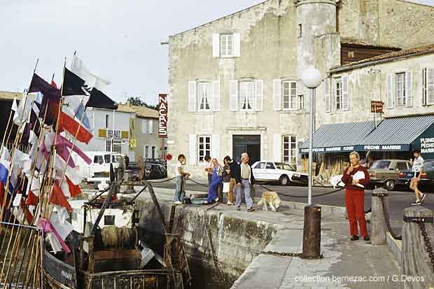 Saint-Martin-de-Ré, le port en 1981