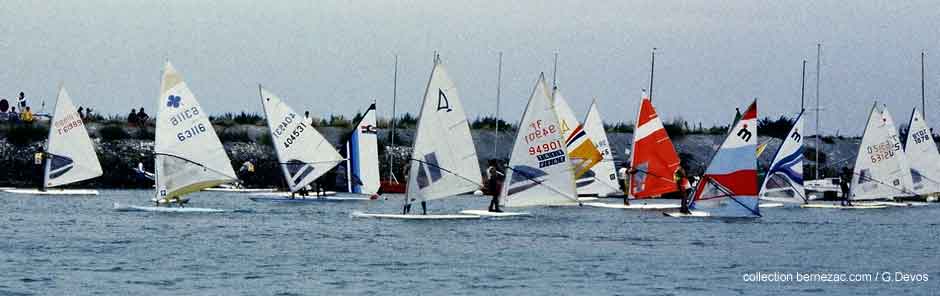 Ars-en-Ré planches à voile 1985