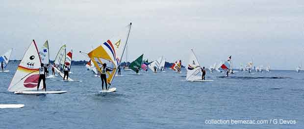 Ars-en-Ré planches à voile 1985