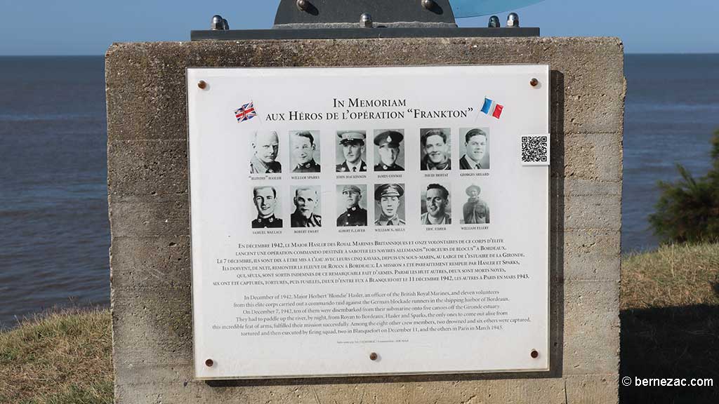 Royan mémorial opération Frankton