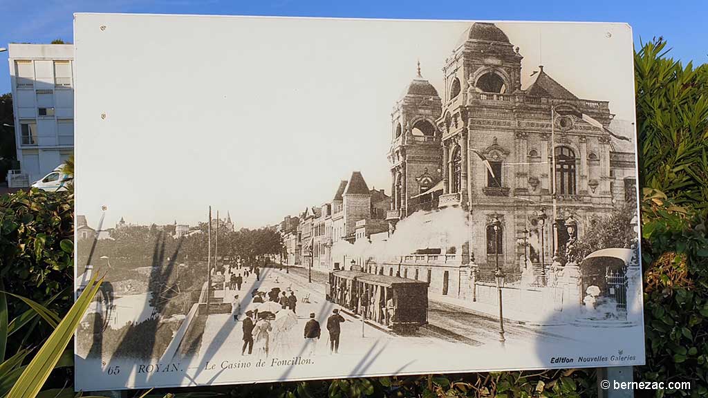 Royan, la façade de Foncillon à la Belle Epoque