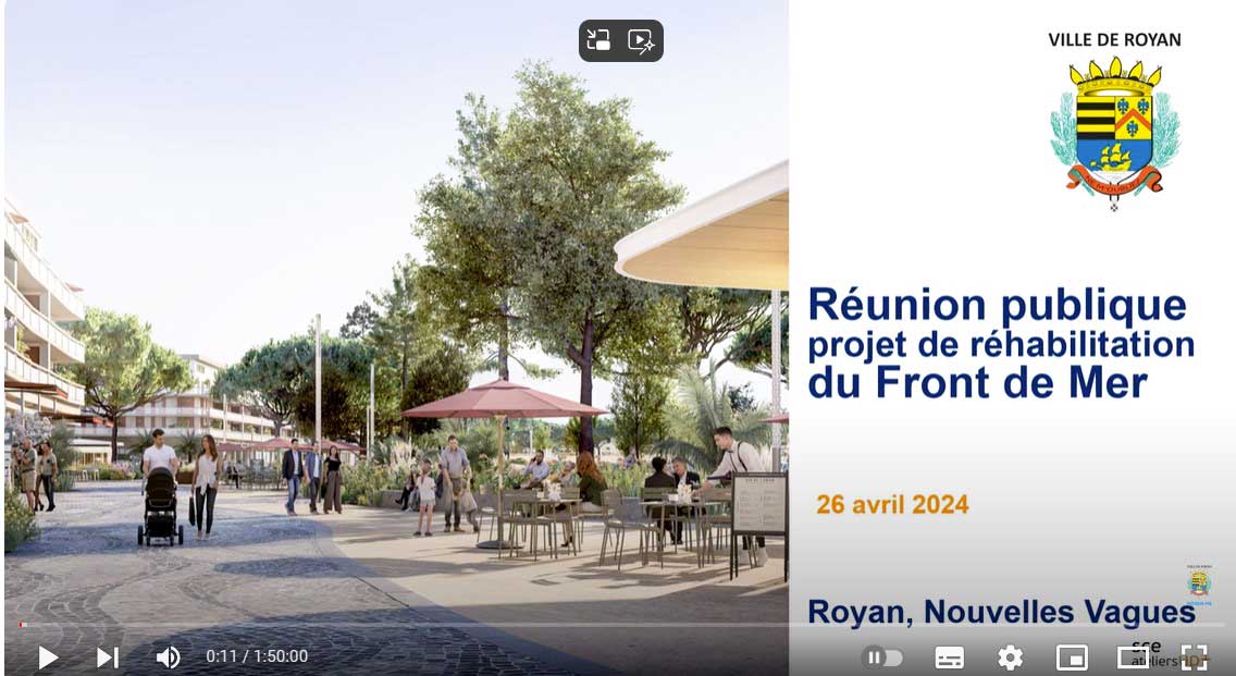 Royan, réhabilitation du Front de Mer