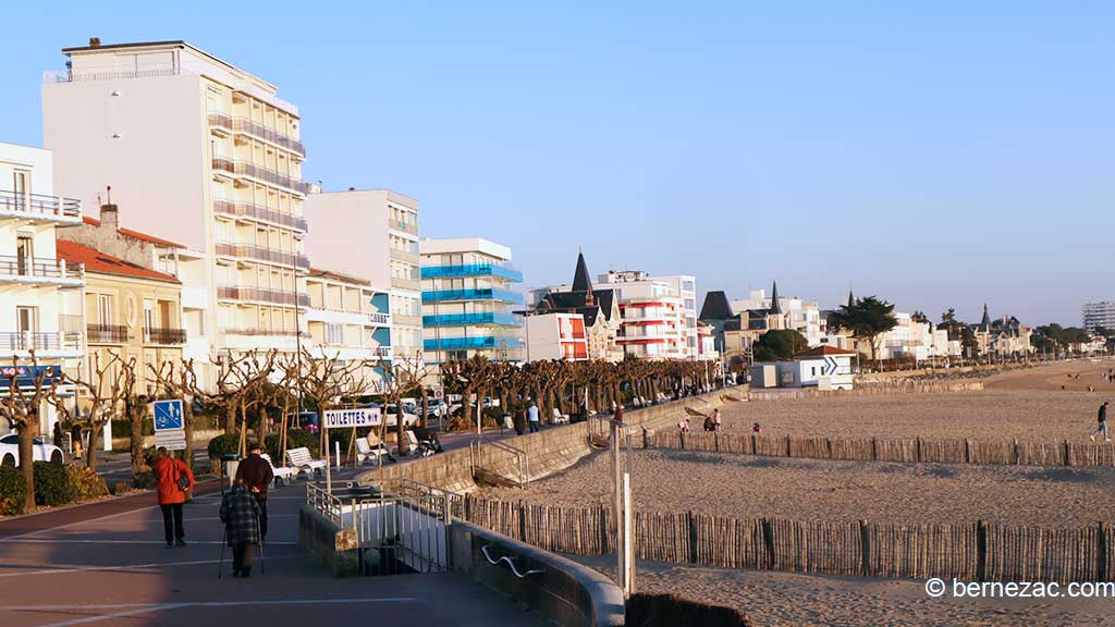 Royan, Grande Conche, soir de février 