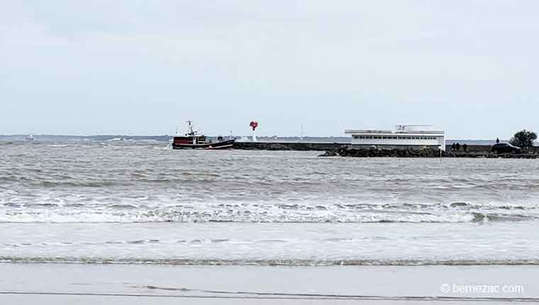 Royan marée basse, coefficient 104 octobre 2023