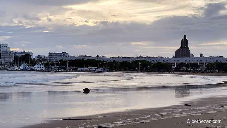 Royan marée basse, coefficient 104 octobre 2023