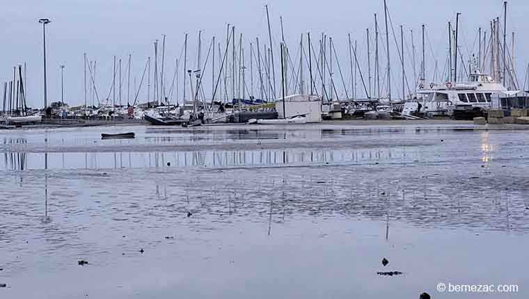 Royan marée basse, coefficient 104 octobre 2023