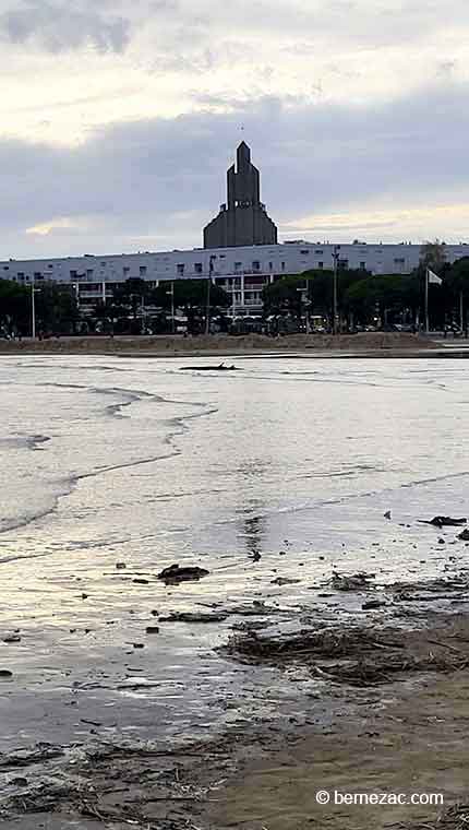 Royan marée basse, coefficient 104 octobre 2023