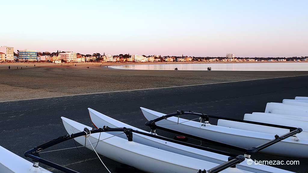 Royan, soir de février sur le port