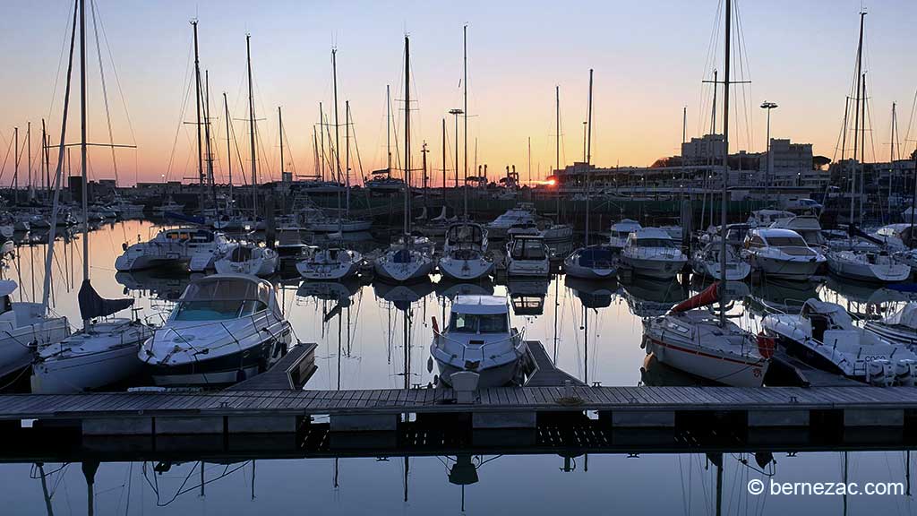 Royan, soir de février sur le port