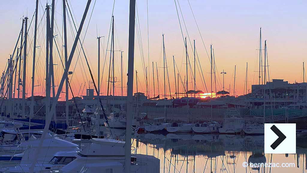 Royan, soir de février sur le port