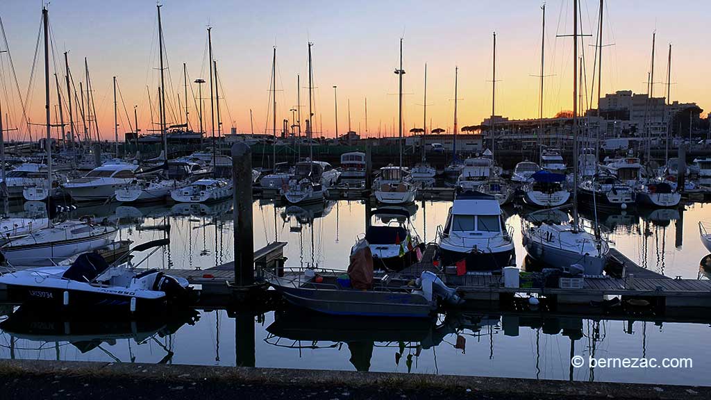 Royan, soir de février sur le port