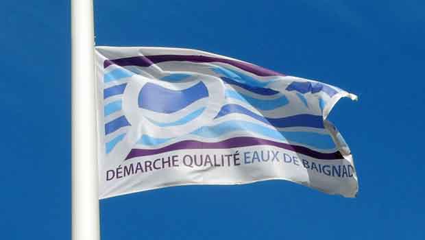 fanion démarche qualité des eaux de baignade