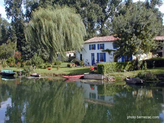 Marais Poitevin, ma maison aux volets bleus à Coulon