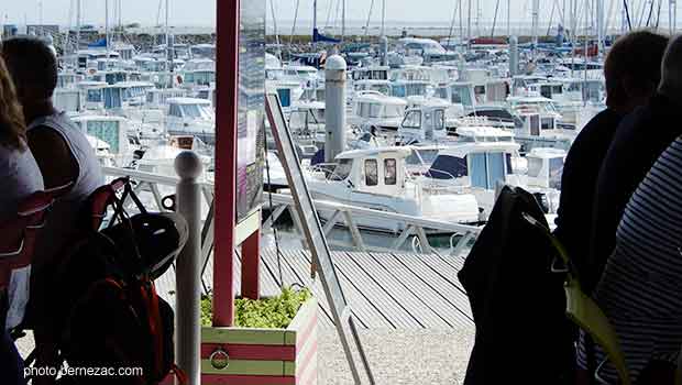 Saint-Denis d'Oléron, les restaurants sur le port