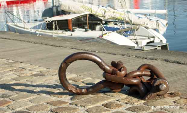 La Rochelle, sur le quai Georges Simenon