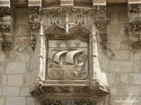 La Rochelle, Hôtel de Ville, blason de La Rochelle, photo 075_01