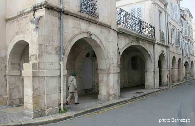 La Rochelle,rue à arcades