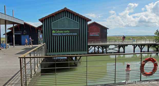 Marennes, cité de l'huître, la cabane verte