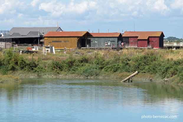 Marennes, cité de l'huître, cabanes et claires