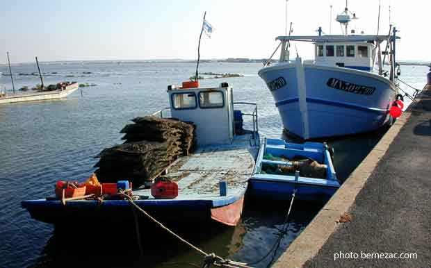 Marennes, quai au port de La Cayenne