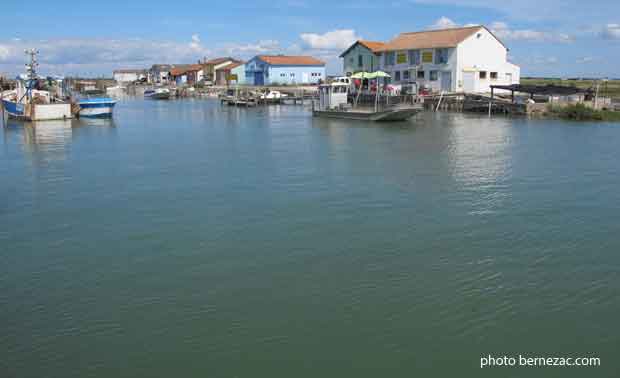 Marennes La Cayenne, port à marée haute 