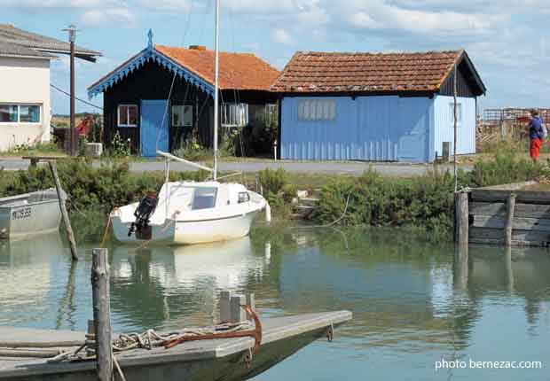 Marennes La Cayenne, cabane bleue