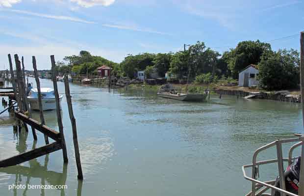 Marennes, rive droite du chenal de La Cayenne