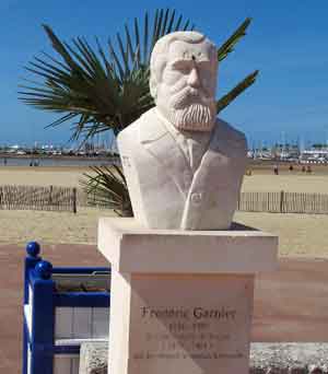 buste de Frédéric Garnier, boulevard Garnier à Royan