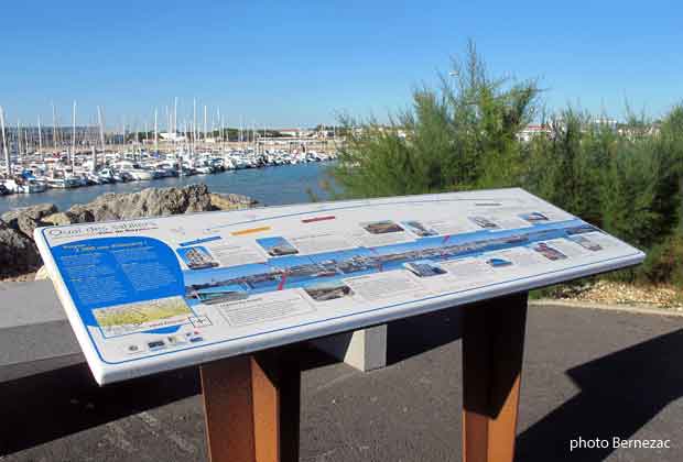 Royan, quai des Sabliers, table d'orientation