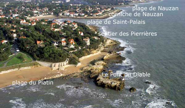 Saint-Palais-sur-mer, le littoral