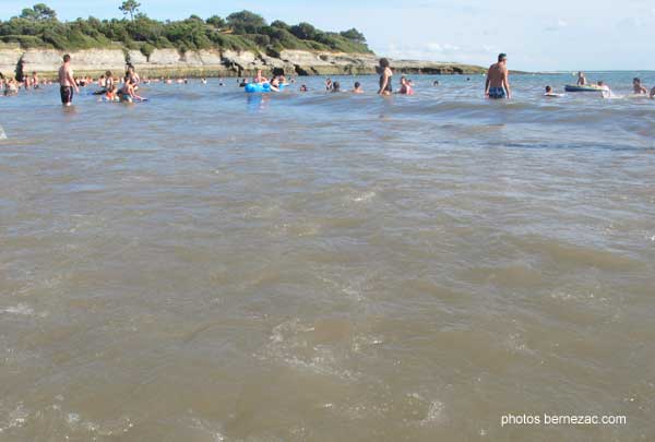 saint-palais-sur-mer, baignade à Nauzan