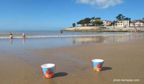 saint-palais-sur-Mer, plage pour les enfants