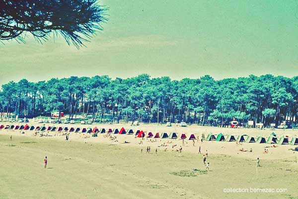 saint-palais-sur-mer, plage de nauzan dans les années 1960