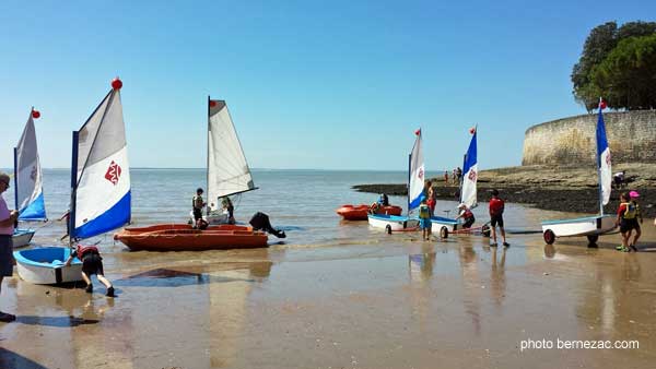 Saint-Palais-sur-Mer, voile optimists