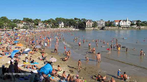 saint-palais-sur-mer, baignade de l'après-midi